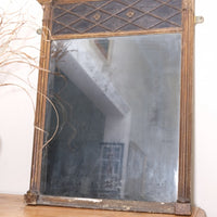 Regency pier mirror c.1820s giltwood frame original foxed bevelled glass
