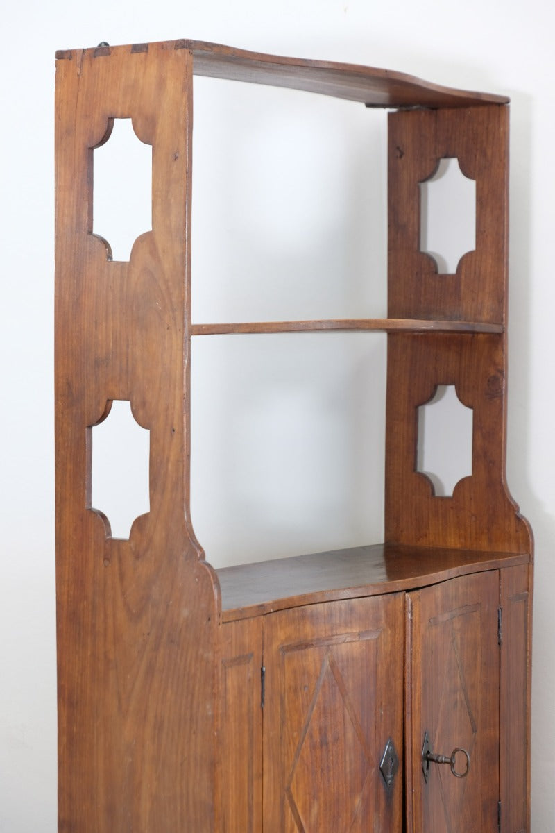 parquetry inlaid cabinet door detail