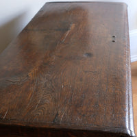 peg joined oak frame chest