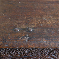 peg joined oak frame chest