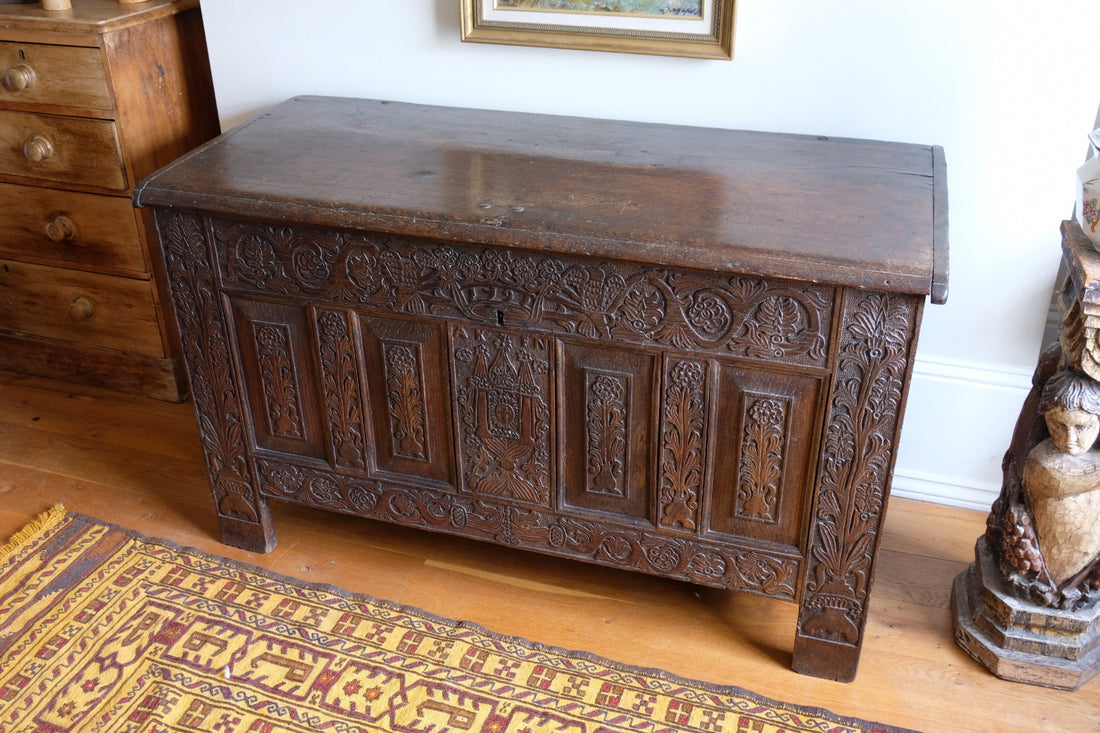 18th century coffer chest