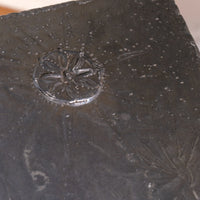 Mid 20th Century Coffee Table Wrought Iron & Repoussé Pewter Top
