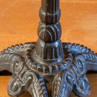 Cast iron and marble top table circa 1880