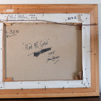 Still life oil painting of garden flowers by John Codner RWA - oil on canvas