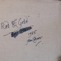 Still life oil painting of garden flowers by John Codner RWA - oil on canvas