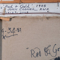 Still life oil painting of garden flowers by John Codner RWA - oil on canvas