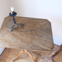 George III wine table in light flamed mahogany finish with rectangular top