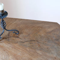 George III wine table in light flamed mahogany finish with rectangular top