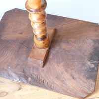 George III wine table in light flamed mahogany finish with rectangular top