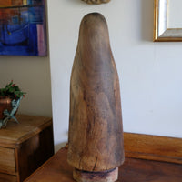 Antique carved sculpture statue of the Madonna