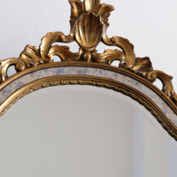 Italian Baroque Style Giltwood Wall Mirror, Dated 1957