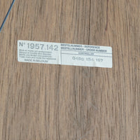 Back of the Italian Baroque Giltwood Wall Mirror 1957