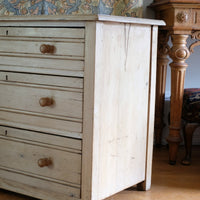 Antique ash chest of three graduated drawers circa 1910