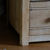 Antique ash chest of three graduated drawers circa 1910