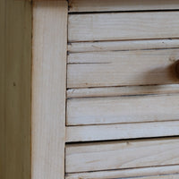 Antique ash chest of three graduated drawers circa 1910