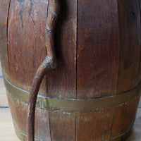 Vernacular Folk Art Twisted Walnut Walking Stick