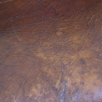 Antique Mahogany Button-Backed Leather Armchair