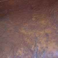 Mahogany & Button Backed Leather Library Armchair By W. Walker & Sons