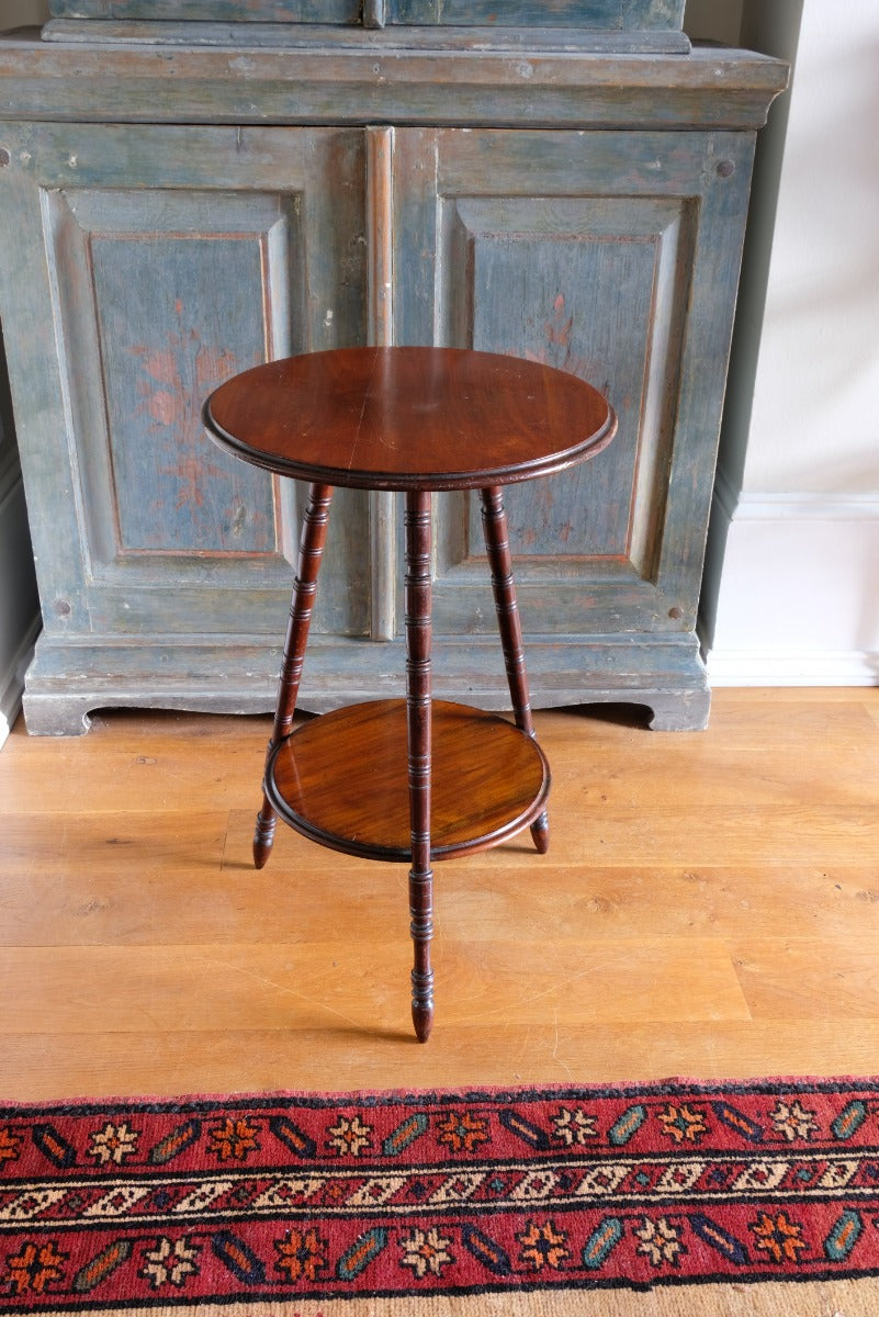 Edwardian mahogany cricket table circa 1910 front view