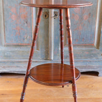 Edwardian mahogany cricket table circa 1910 front view
