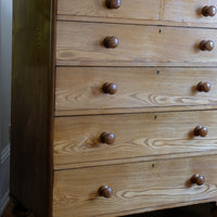 Antique Ash Chest Of Drawers Two Small Over Four Long Drawers Circa 1860