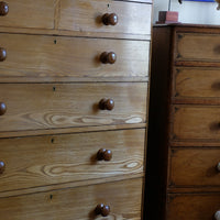 Antique Ash Chest Of Drawers Two Small Over Four Long Drawers Circa 1860