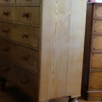 Antique Ash Chest Of Drawers Two Small Over Four Long Drawers Circa 1860