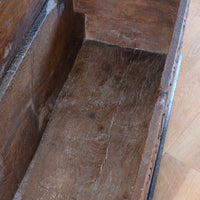 Carved Oak Coffer from the Charles II Era (c.1640–1660), ‘E.H.’ Initials