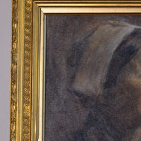 Portrait of a woman nurse oil on canvas attributed to Elfreda Gertrude Beaumont interwar era painting