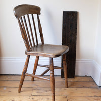 Painted Ash and Elm Windsor Spindle Back Chair Circa 1890s