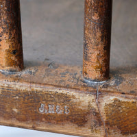 Painted Ash and Elm Windsor Spindle Back Chair Circa 1890s