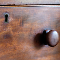 dovetail joints on drawer boxes - Victorian Mahogany Chest of Drawers – 2‑over‑3 Large Storage