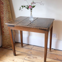 Naive 17th Century Welsh Oak Table with Iron Strapwork