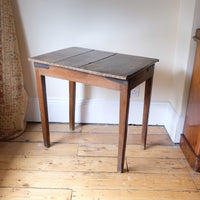Naive 17th Century Welsh Oak Table with Iron Strapwork