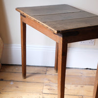 Naive 17th Century Welsh Oak Table with Iron Strapwork