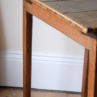 Naive 17th Century Welsh Oak Table with Iron Strapwork