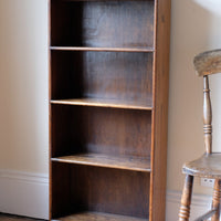 Waring and Gillow English Oak Gallery Top Bookcase Dated 1932
