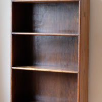 Waring and Gillow English Oak Gallery Top Bookcase Dated 1932