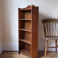 Waring and Gillow English Oak Gallery Top Bookcase Dated 1932