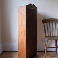 Waring and Gillow English Oak Gallery Top Bookcase Dated 1932