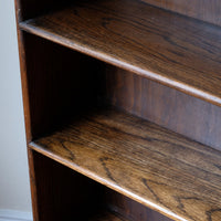 Waring and Gillow English Oak Gallery Top Bookcase Dated 1932