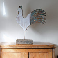 Collectible British primitive folk art sculpture by Martin Scorey