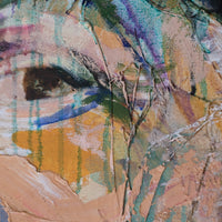Man with Gold Tooth – Neo-Expressionism Oil Portrait by Sandra Shashou, 2005