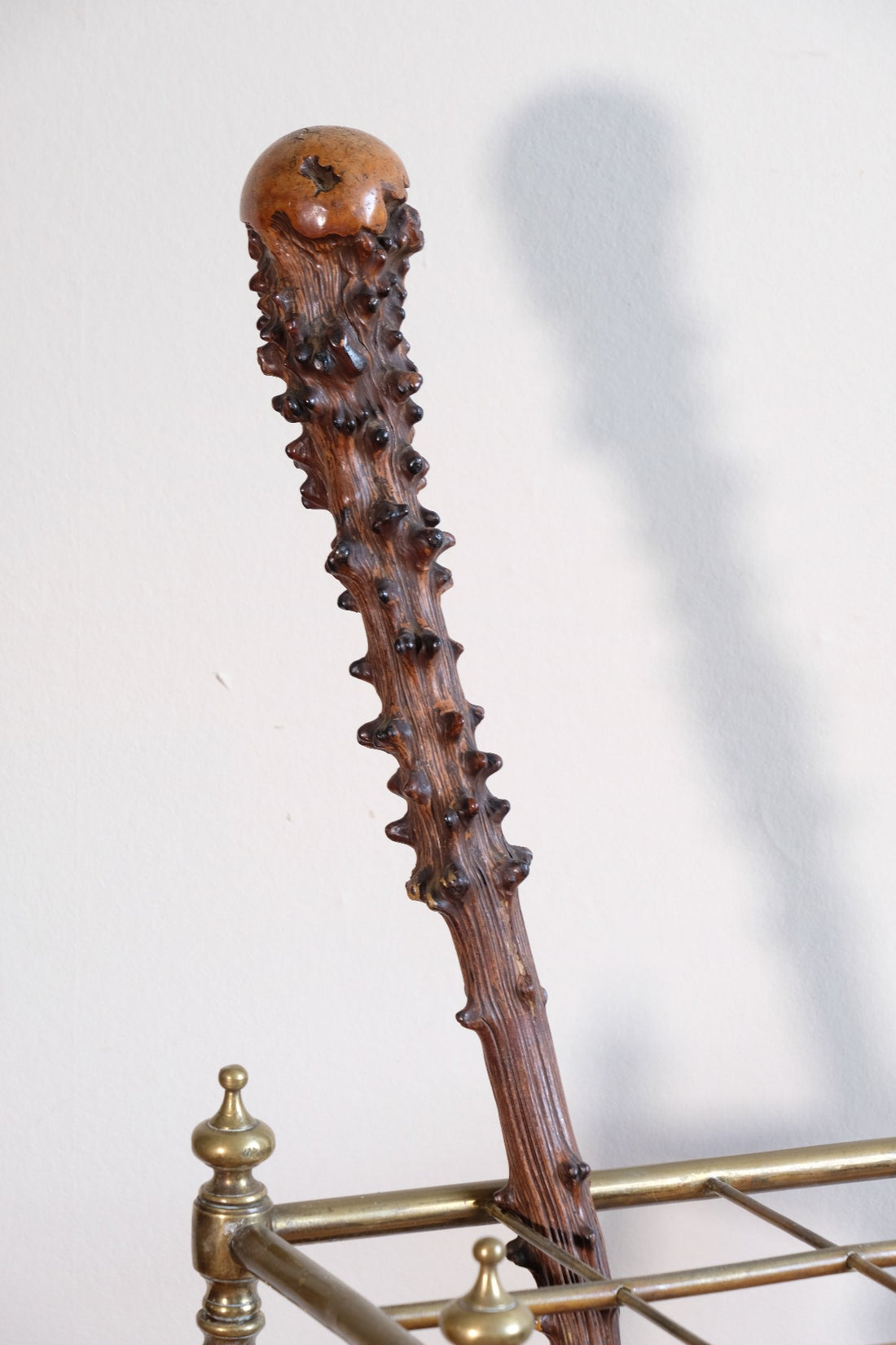 Edwardian Brass And Cast Iron Stick And Umbrella Stand Circa 1910