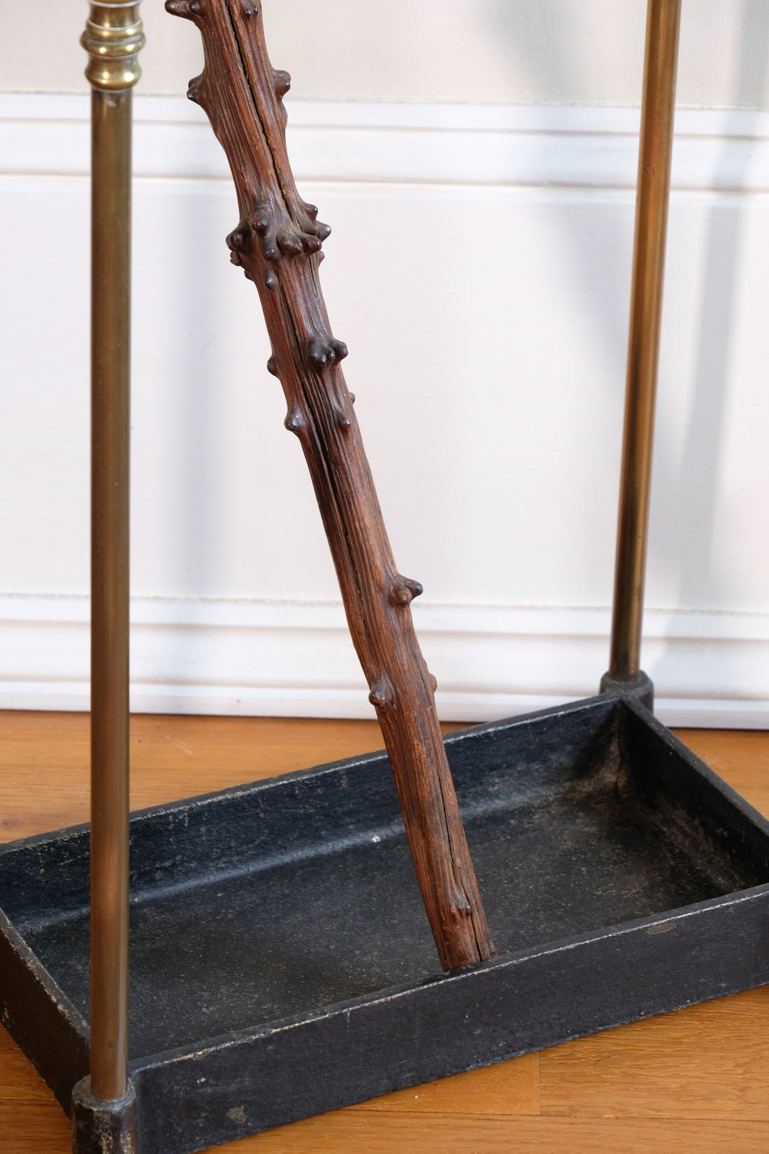 Edwardian Brass And Cast Iron Stick And Umbrella Stand Circa 1910