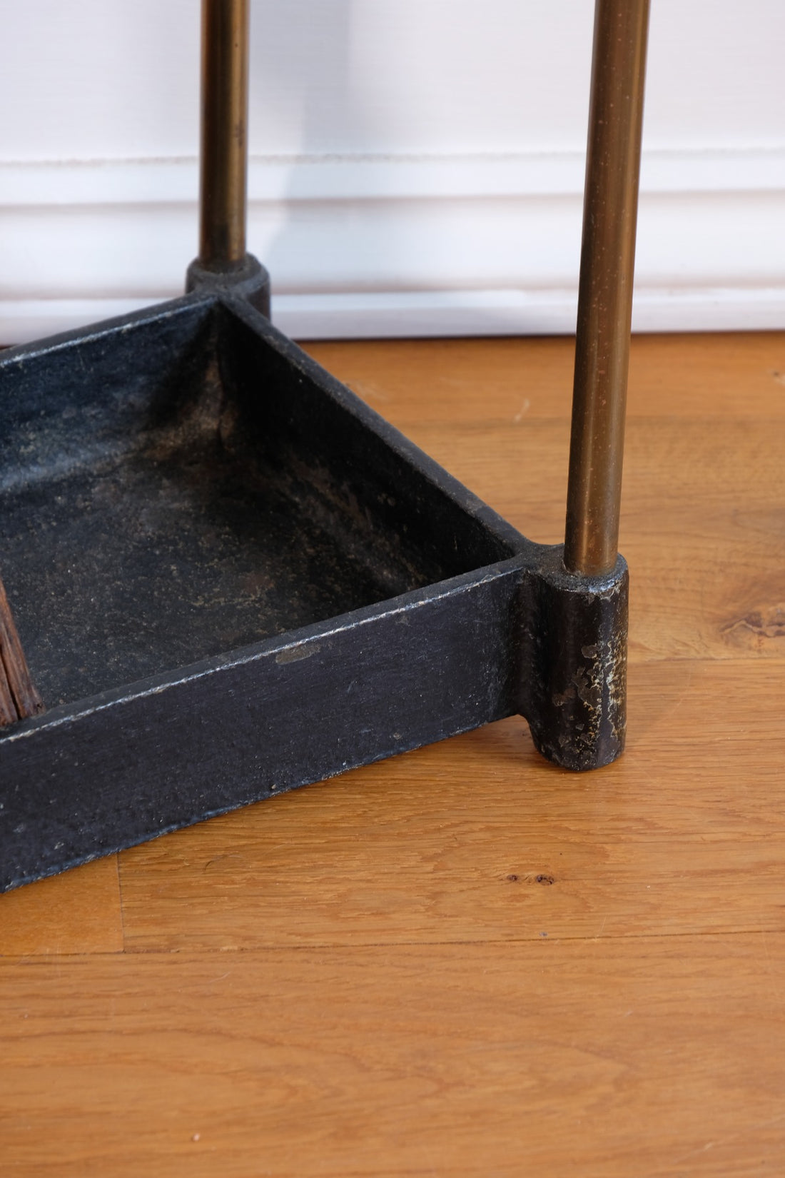 Edwardian Brass And Cast Iron Stick And Umbrella Stand Circa 1910