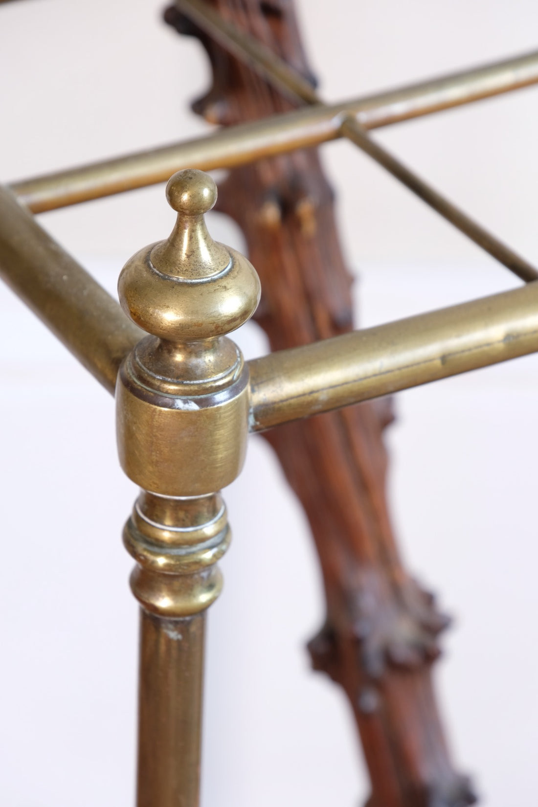 Edwardian Brass And Cast Iron Stick And Umbrella Stand Circa 1910