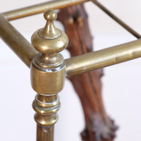 Edwardian Brass And Cast Iron Stick And Umbrella Stand Circa 1910