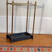 Edwardian Brass And Cast Iron Stick And Umbrella Stand Circa 1910