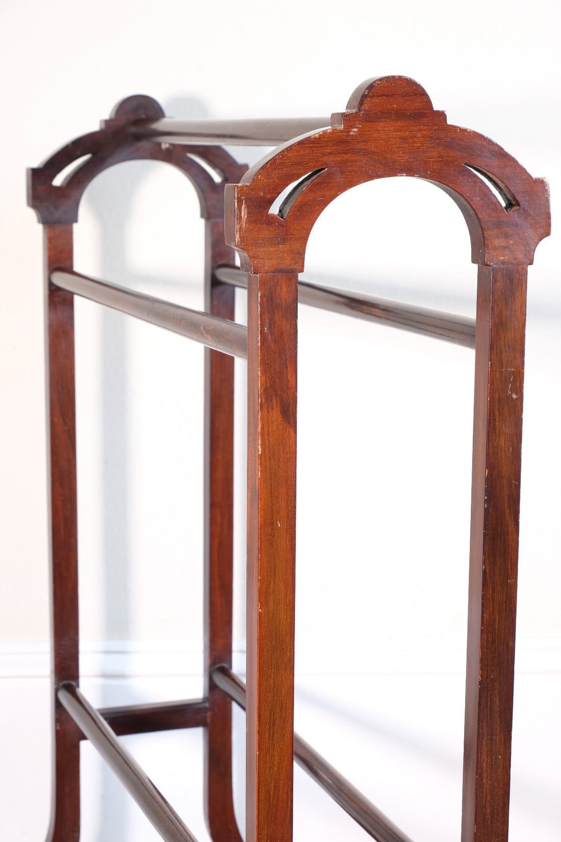 Victorian Inlaid Rosewood Towel Rail Clothes Horse Antique Stand